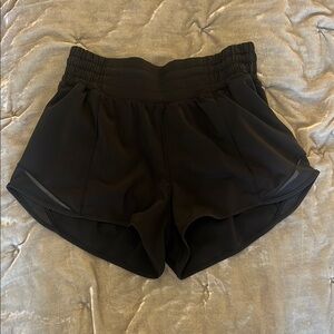 Lululemon Hotty Hot High Rise 2.5 inch Womens’ Black Athletic Shorts